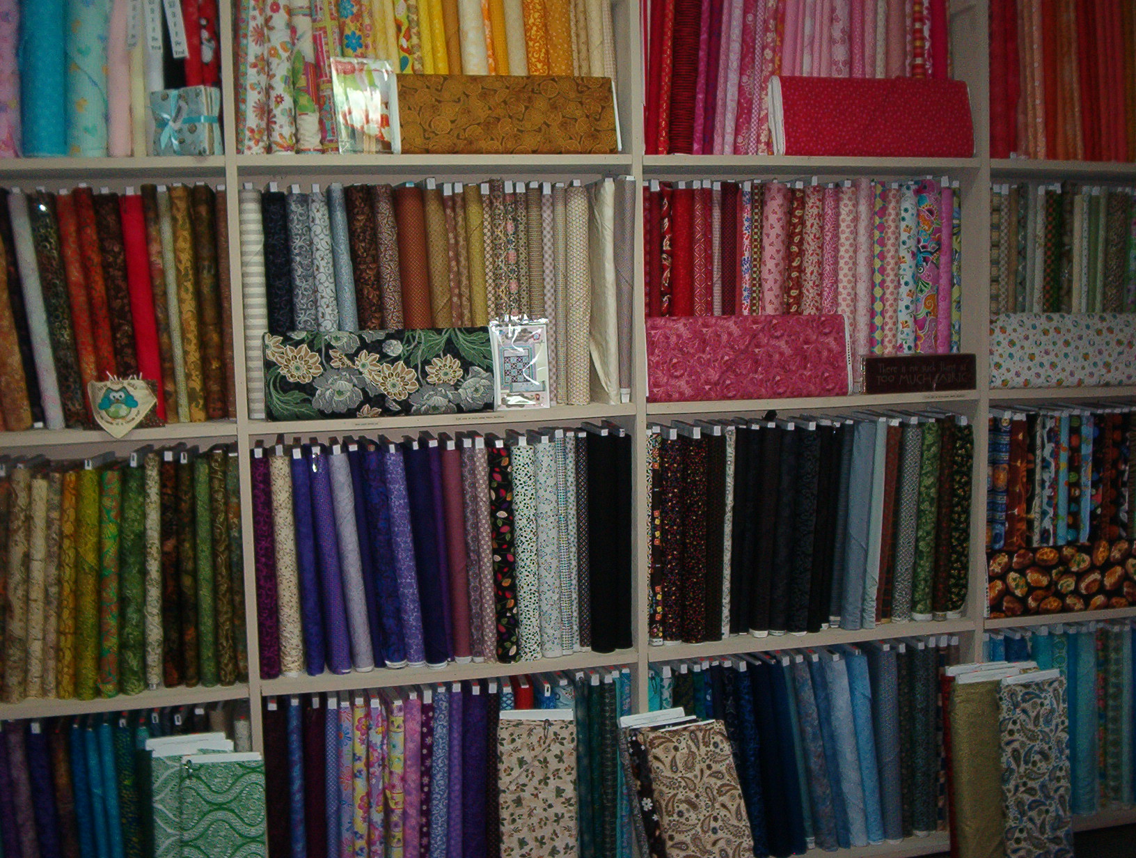 There is no such thing as too much fabric!